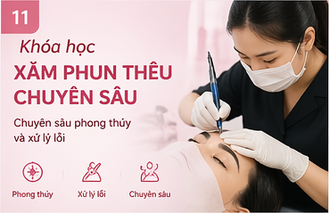 Học phun xăm thẩm mỹ gồm những gì?