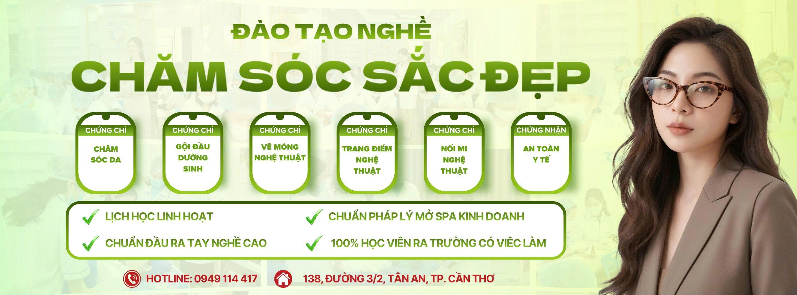 Khóa học thẩm mỹ chuyên nghiệp tại Cần Thơ