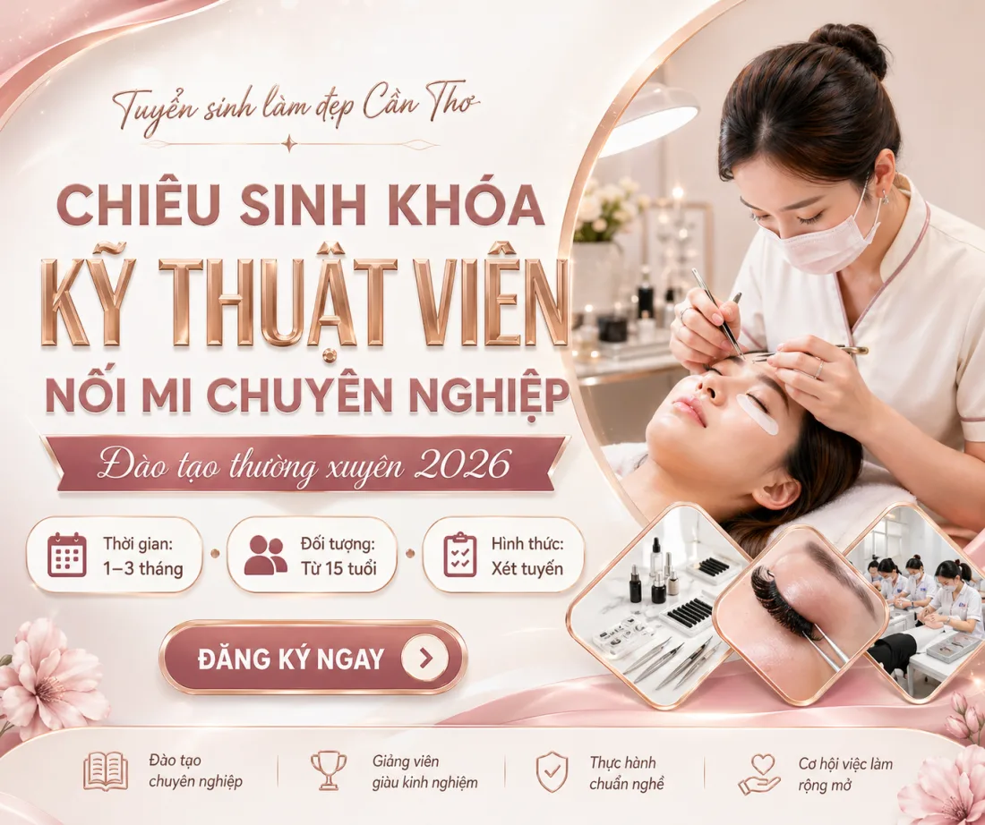Kỹ thuật viên nối mi chuyên nghiệp